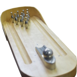 Hot <strong>Sale</strong> Indoor Wooden Mini Table <strong>Bowling</strong> Set Game Toy with <strong>Alley</strong> Board <strong>for</strong> Kids and Adults Relaxing Play - Product Image 2