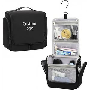 <b>Hanging</b> Toiletry <b>Bag</b> for Men Women, Large Travel Toiletry Organizer <b>Bag</b> with Waterproof Pocket,Custom Logo - Product Image 1