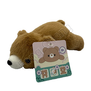 Porte-clés Ours Mignon Allongé en PVC, Série Moments de Voyage, Surprises Mystérieuses, 10 cm, pour Machines Gashapon - Product Image 3