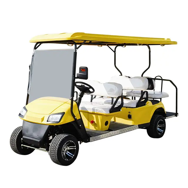 Trung Quốc Nhà Máy Chuyên Nghiệp Giá Rẻ Giá Tham Quan Xe 6 Ghế Điện Golf Giỏ Hàng Nhanh Chóng Vận Chuyển Nhiều Hơn Giảm Giá Rẻ Hơn