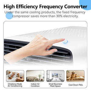 Portable Conditioner 110V Cooling Only <b>Remote</b> <b>Control</b> US <b>Plug</b> Energy Efficient Class A+++ for Home Outdoor Mobile Empty - Product Image 2