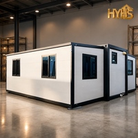 Maison conteneur extensible multifonctionnelle moderne, imperméable et résistante au vent Huaying de 40 pieds pour hôtels avec garantie de 5 ans
