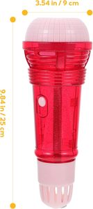 Micrófono para niños, Echo juguete de micrófono, juego de plástico, Karaoke, canto y rendimiento, suministros de entrenamiento, juguete educativo temprano - Product Image 6