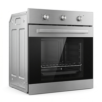 Four électrique encastrable de 60 litres, best-seller, avec ventilateur à convection à turbine et minuterie, idéal pour les camping-cars et les hôtels