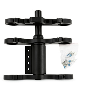 Plaque de fixation robuste pour colonne de direction, compatible avec amortisseur hydraulique avant de trottinette électrique, accessoire de mise à niveau post-vente - Product Image 1