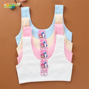 Sutiã para treino feminino, roupa íntima para crianças e adolescentes acessórios respiráveis