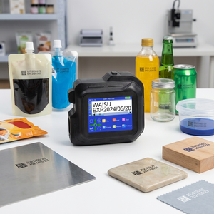 WAISU 12.7mm portatile Mini stampante data di scadenza Logo numero stampante <span class=keywords><strong>a</strong></span> getto d'inchiostro stampante per adesivi <span class=keywords><strong>a</strong></span> <span class=keywords><strong>colori</strong></span> macchina per il prodotto - Product Image 2