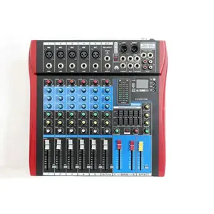 New arrival power mixer USB console build-in power amplifier 6/8/12 channel audio mixer