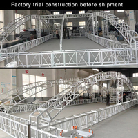 Venta al por mayor Spigot Aluminio Truss Torre de elevación Line Array Concierto Escenario Truss Stand Iluminación Truss