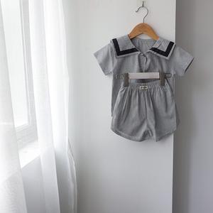 MSFS Australia US Conjunto de Ropa para Niños, Camiseta de Manga Corta y Pantalones Cortos de Verano, 2 Piezas, Cuello Camisero, Ropa para Niñas - Product Image 5