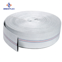 Tuyau d'incendie industriel en PVC/caoutchouc nitrile, grand diamètre, résistant à l'usure, 50m, 100m, 4, 6, 8 pouces
