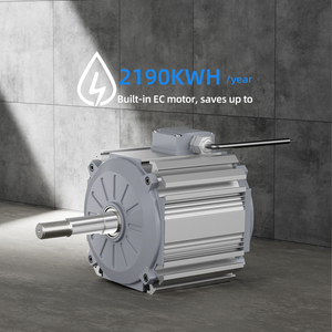 BLDC động cơ cho áp lực tiêu cực Fan mô-men xoắn cao EC động cơ không thấm nước IP66 380V 1500 Wát công suất cao động cơ không chổi than - Product Image 2