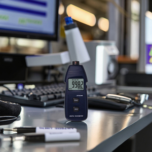 Tachometer Digital DT2234E, pengukur kecepatan <span class=keywords><strong>RPM</strong></span> - Product Image 2