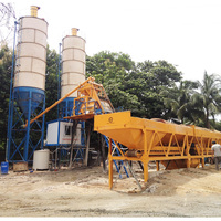 Mobile Concrete Batch Plant, Stationary Dry Mix, Hot Sale