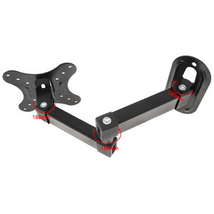 <span class=keywords><strong>Support</strong></span> mural universel réglable de 10kg pour <span class=keywords><strong>TV</strong></span> <span class=keywords><strong>Support</strong></span> de cadre de <span class=keywords><strong>TV</strong></span> à écran plat en acier pour moniteur LED LCD 15 degrés 14-24 pouces - Product Image 4