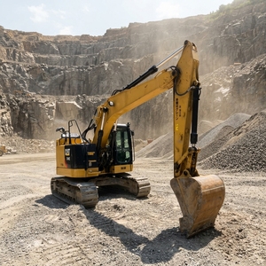 Excavatrice d'occasion à faible nombre d'heures de fonctionnement, 2,5 tonnes, d'origine japonaise, marque CAT, polyvalente, de qualité, mini-excavatrice. - Product Image 1