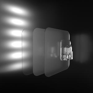 <span class=keywords><strong>Fixation</strong></span> <span class=keywords><strong>murale</strong></span> en plastique à un seul niveau, pratique et multifonctionnel <span class=keywords><strong>Fixation</strong></span> par pression adhésive forte Réglage mobile - Product Image 4