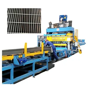 Source factory manufacturing Automatic heavy duty forging steel grating machine automatic steel grating welding machine
