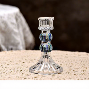 Portavelas de Cristal Transparente Estilo Europeo Minimalista, Columna <span class=keywords><strong>Romana</strong></span> Hecha a Mano, para Uso Doméstico/Navidad, Crea una Atmósfera de Alta Gama - Product Image 6