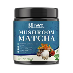 OEM /ODM Organic <b>Mushroom</b> Matcha <b>Coffee</b> Instant Powder Lion's Mane & Chaga Blend for Memory Sleep Support Adult - Product Image 1