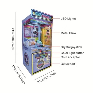 Máquina <span class=keywords><strong>de</strong></span> Regalos con <span class=keywords><strong>Monedas</strong></span> Inglesas, Venta al por Mayor <span class=keywords><strong>de</strong></span> Fábrica, Máquina <span class=keywords><strong>de</strong></span> Garras con Dos Patas y Dos Botones, Máquina <span class=keywords><strong>de</strong></span> Peluche, Máquina <span class=keywords><strong>de</strong></span> Atrapar Muñecos <span class=keywords><strong>de</strong></span> Arcade - Product Image 6