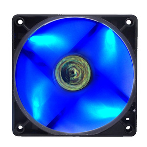 พัดลมระบายความร้อน Huierde Xiaoyue S12015 ขนาด 120x120x25 มม. สีฟ้า พร้อมไฟ LED และระบบควบคุมความเร็ว PWM สำหรับเคสคอมพิวเตอร์ - Product Image 5