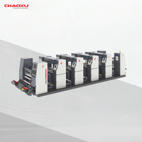 Machine d'impression flexographique à grande vitesse Chaoxu Machinery, imprimante flexographique avec rouleau anilox en céramique