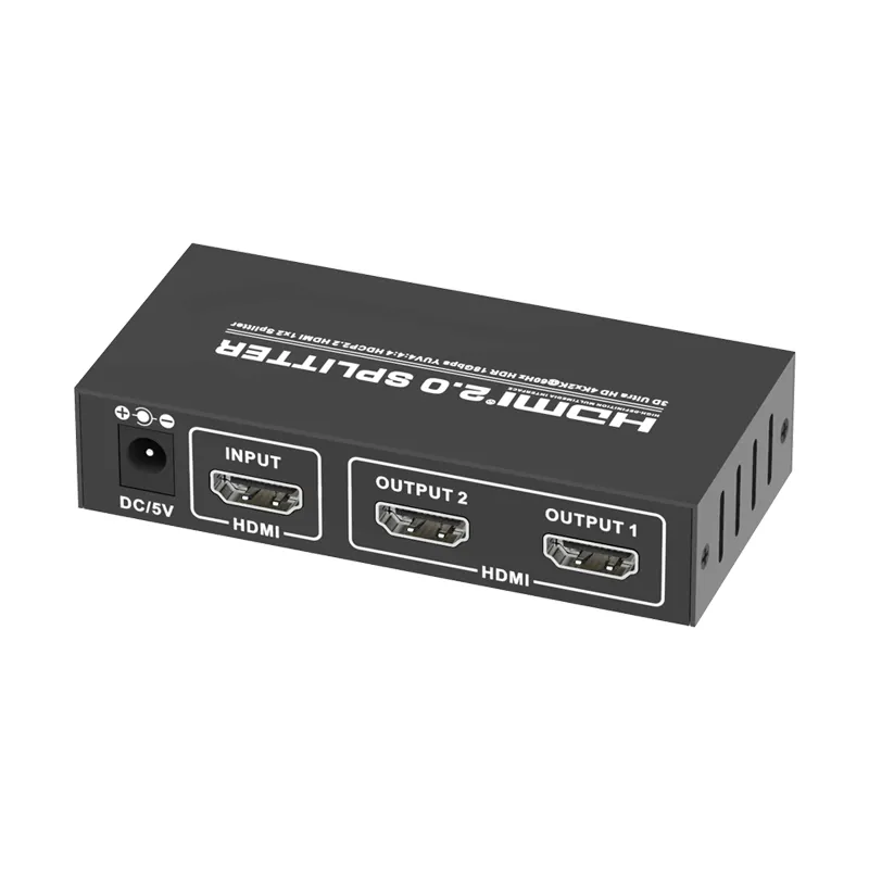 Répartiteur HDMI 2.0 1x2 Support HDCP 2.2/1.4 18Gpbs 4K x 2K @ 60Hz
