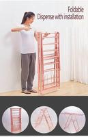 Cintre portable réglable Design pliable pour un lavage et un séchage pratiques Porte-vêtements pliable