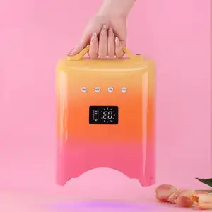78w promotional oem low price digital uv/led new product golden supplier portable uv nail lamp nail dryer fan