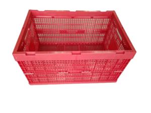 Cassa di immagazzinaggio pieghevole della cucina domestica di QS cassa di plastica pieghevole pieghevole con il coperchio e la maniglia - Product Image 5