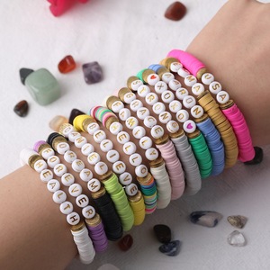 <span class=keywords><strong>Kit</strong></span> <span class=keywords><strong>de</strong></span> fabrication <span class=keywords><strong>de</strong></span> bijoux <span class=keywords><strong>de</strong></span> <span class=keywords><strong>bracelet</strong></span> fait main, 15 couleurs, perles rondes en argile polymère colorées <span class=keywords><strong>de</strong></span> 6 mm avec breloques pendantes - Product Image 6