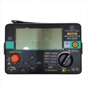 Kyoritsu Kew 3023A - Comprobador Digital de Aislamiento/Continuidad de Alto Voltaje, Rango de 100/250/500/1000 V, Medidor de Resistencia de 2% de Precisión y 6 Dígitos - Product Image 6