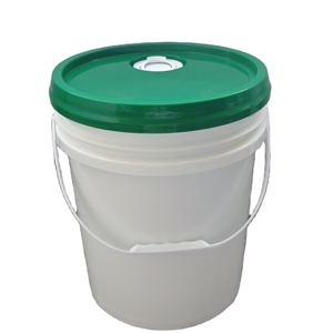 Hochwertiger 20L Kunststoff-Farbeimer Unzerbrechlicher <span class=keywords><strong>5</strong></span>-Gallonen-Behälter mit Ausgießer, Deckel und Griff - Product Image 1