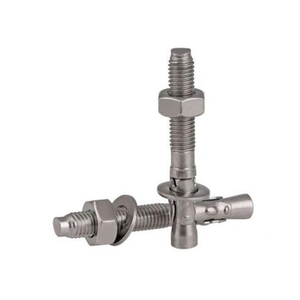 Anclaje de Expansión de Cuña con Tornillo Pasante de Acero al Carbono M6 con Recubrimiento de Zinc para Concreto/Paneles de Yeso, Capacidad de 50 kg - Product Image 1