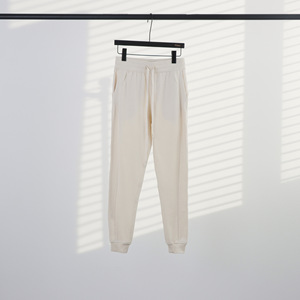 Kordelzug-Jogginghose für Damen mit Knöchelbündchen, Hochgeschnittene Weite Hose mit Taschen, Lässige Sport- und Fitnesshose - Product Image 4