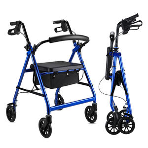 Andador con Ruedas de Aluminio <span class=keywords><strong>Tonia</strong></span> y Ayuda para Caminar para Personas con Discapacidad, con Asiento para Personas Mayores, Tra08a - Product Image 2