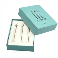 Emballage de boîte-cadeau de parfum en carton rigide de luxe avec logo personnalisé pour 3 bouteilles