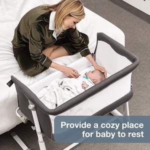 <span class=keywords><strong>Cuna</strong></span> para bebé CPC con 9 opciones <span class=keywords><strong>de</strong></span> altura y <span class=keywords><strong>canciones</strong></span> musicales Cunas <span class=keywords><strong>de</strong></span> Bebes Play toys Options Baby side Sleeper - Product Image 3