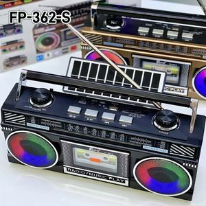 NUEVO Altavoz Bluetooth con Energía Solar FP-362-S con Luces Disco, Radio FM AM SW1-2 de 4 Bandas, Reproductor de Música USB TF - Product Image 4