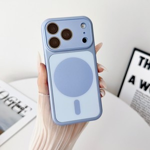 เคสโทรศัพท์มือถือแบบแม่เหล็กสัมผัสนุ่มสีดั้งเดิมสำหรับ iPhone 18 17 16 15 14 pro max ฝาครอบเลนส์แบบด้านพร้อมกรอบป้องกัน - Product Image 6