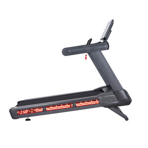 Tapis roulants de salle de sport commerciaux intelligents et durables, écran LCD, moteur AC 5KW, structure robuste pour brûler les graisses, fonction de course à pied pour brûler des calories - Product Image 4