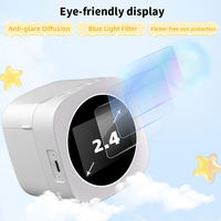 Imprimante thermique pour enfants Ai Printer Kids 200 DPI, écran IPS 2,4 pouces, 24 langues, commandes vocales, générateur d'images, imprimante intelligente sans fil