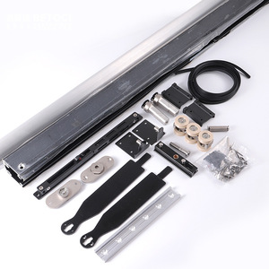<b>Magic</b> Door Hardware <b>Kit</b> 2.9m Height Flush Mount Soft Closing Stainless Steel Aluminum Kitchen Bedroom Door Accessories - Product Image 1