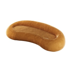 Sofá Curvo Moderno de Mediados de Siglo HDC, Sofá <span class=keywords><strong>Madison</strong></span> de Diseño Hecho a Mano, Personalizado para Sala de Estar, Hogar de Lujo, Club - Product Image 6