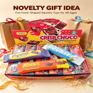 Großhandel Neue Simulation Schokoladen-Crunchy-<span class=keywords><strong>Snickers</strong></span> PU Squishy Langsam Rückfederndes Quetschspielzeug Stressabbau Fidget Toy Blind Box Geschenk - Product Image 5