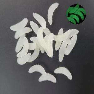 50 पीसी मछली पकड़ने वाले मिट्टी के नरम स्नान सिलिकॉन कृत्रिम स्नान सिलिकॉन कृत्रिम स्नान की गंध झींगा - Product Image 5