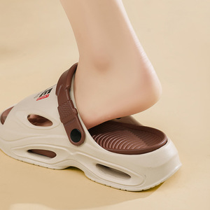 Men Solid EVA <b>Slip</b>-On <b>Slide</b> Sandals Open Toe Anti-Slippery Casual Summer Outdoor Shoes - Product Image 3