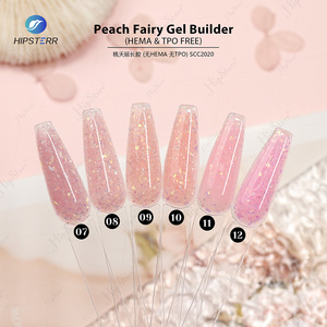 Gel de construction long Peach Acrylgel Professionnel, Gel de construction en gelée, Extension, Gel à paillettes, Consistance fine, Personnalisé - Product Image 4