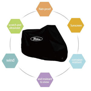 नए सार्वभौमिक आउटडोर uv रक्षक डस्टप्रूफ मोटरसाइकिल वर्षा कवर वाटरप्रूफ के लिए-उच्च गुणवत्ता वाले टिकाऊ - Product Image 6